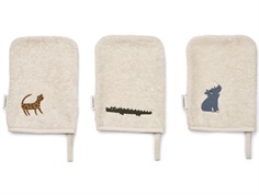 Liewood all together/sandy washcloth Francisco (3-pack)